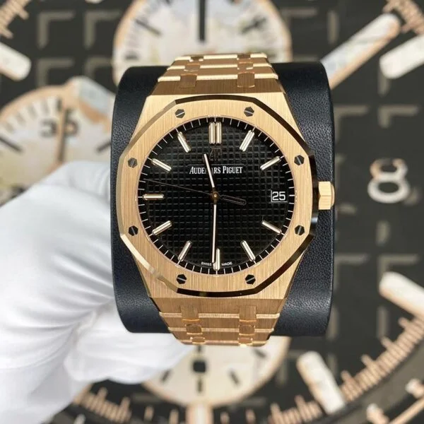 AUDEMARS PIGUET ROSE GOLD BLACK DAIL - Image 2