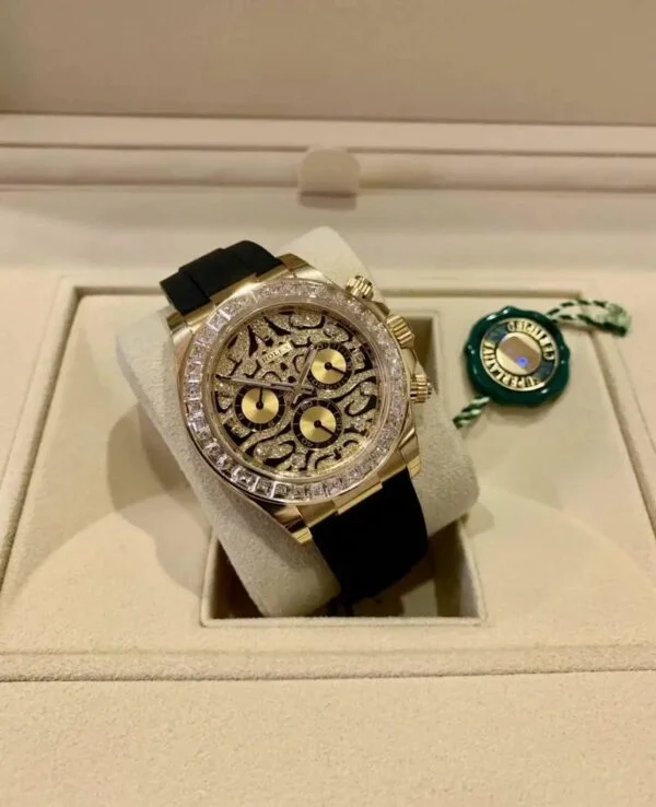 Rolex Daytona ‘Eye of the Tiger’ Yellow Gold Premium Watch - Image 3