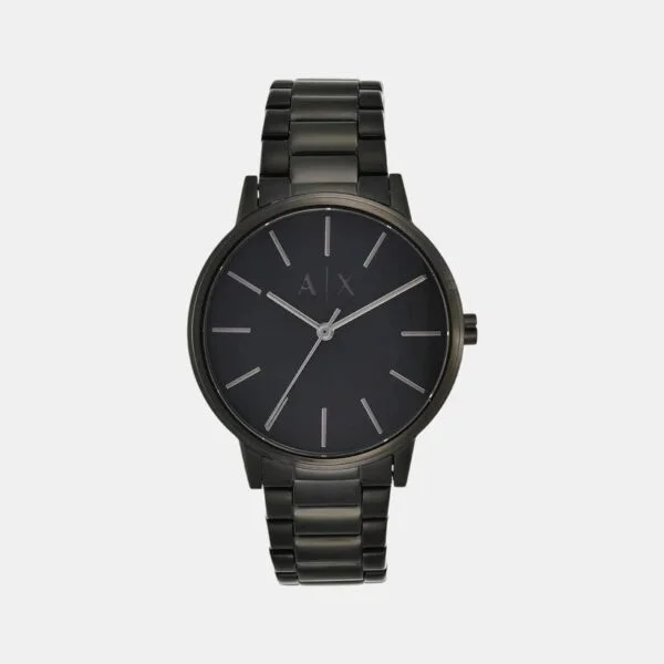 ARMNAI EXCHANGE CAYDE BLACK ANALOG WATCH