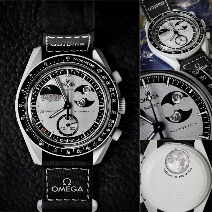Swatch x Omega Bioceramic MoonSwatch β Mission to the Super Black Moonphase - Image 2