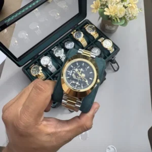 Rado silver gold black Diastar
